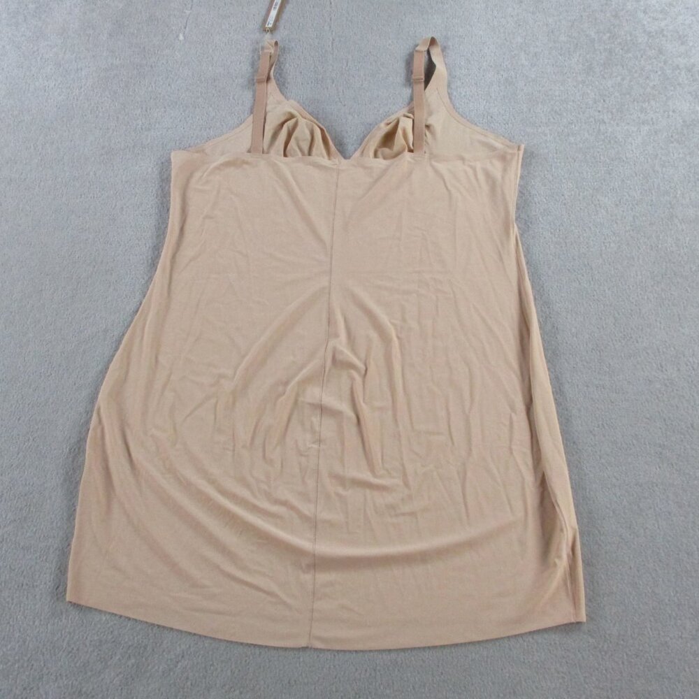 SKIMS Foundations Slip Dress Womens 4X Clay Plus Size Shapewear NWT NEW - Picture 3 of 10